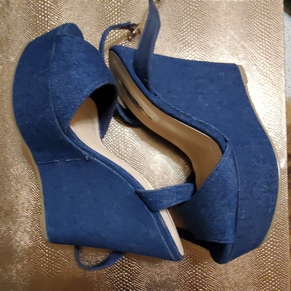 LILIANA denim wedges - Picture 5 of 6